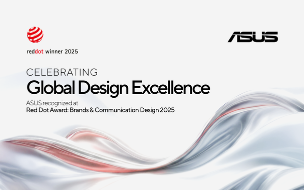 ASUS Secures Three Wins During Red Dot Award: Brand and Communication Design 2025 